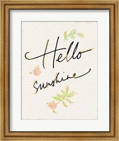Hello Sunshine Fine Art Print