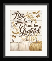 Grateful Season I Framed Print