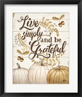 Grateful Season I Framed Print