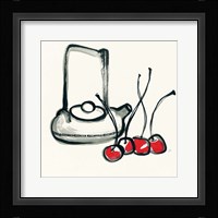 Tea and Cherries Framed Print