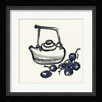 Tea and Grapes Framed Print