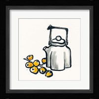Tea and Loquats Framed Print