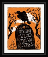 Wicked III Framed Print