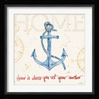 Coastal Life V Framed Print