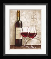 Wine in Paris IV Framed Print