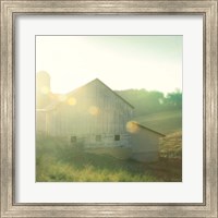 Farm Morning II Square Fine Art Print