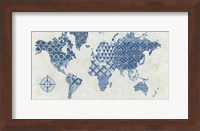 Indigo Gild Map Maki Fine Art Print