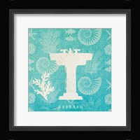 Pacific Bath III Framed Print