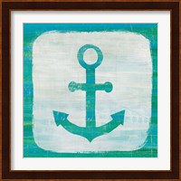 Ahoy III Blue Green Fine Art Print