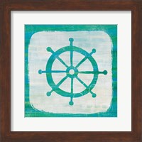 Ahoy IV Blue Green Fine Art Print