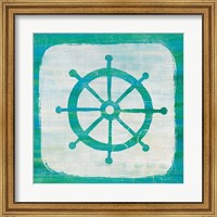 Ahoy IV Blue Green Fine Art Print