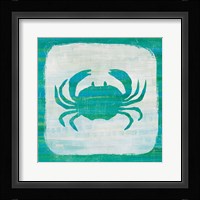 Ahoy V Blue Green Framed Print
