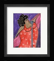 Big Diva Blues Singer Fine Art Print