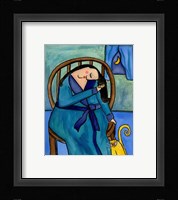 Big Diva Combing Her Hair At Midnight Fine Art Print