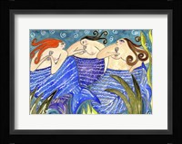 Big Diva Mermaid Wine Club Fine Art Print