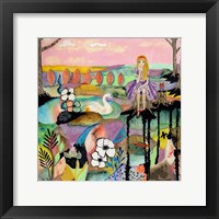 Big Eyed Girl A World Her Qwn Fine Art Print