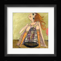 Big Eyed Girl If You Love Something Fine Art Print