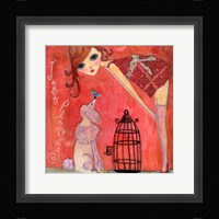 Big Eyed Girl Just Playing Fine Art Print