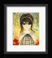 Big Eyed Girl Not Today Fine Art Print