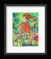 Big Eyed Girl Trust Fine Art Print