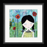 Big Eyed Girl Wish Fine Art Print