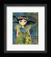 The Quiet Night Holds Secrets Big Eyed Girl Fine Art Print