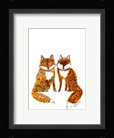 Two Baby Foxes Fine Art Print