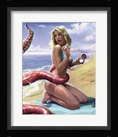Beach Babe Framed Print