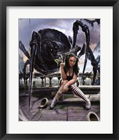 Miss Muffet Framed Print