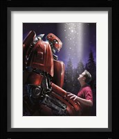 Robot Buddy Framed Print