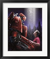 Robot Buddy Framed Print