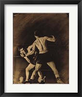 The Boxing Match Framed Print