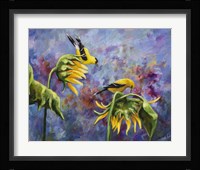 Finches with Sunflowers Fine Art Print