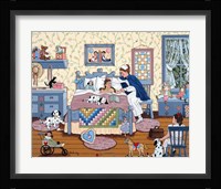 Visiting Nurse Framed Print