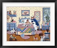 Visiting Nurse Framed Print