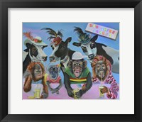 Banana Milk Shake Framed Print