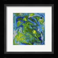 Liquid Industrial IV - Canvas VII Framed Print