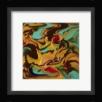 Liquid Industrial IV - Canvas XVIII Framed Print