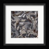 Liquid Industrial V - Canvas I Framed Print