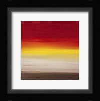 4 Sunsets - Canvas 1 Framed Print