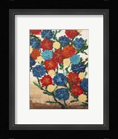 Abstract Flowers 2 Framed Print
