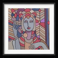Pop Deco Lady 512 Fine Art Print
