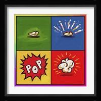 Popcorn Pop Framed Print