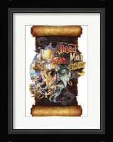 Dead Man Partyin Scroll Fine Art Print