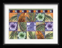 Quilt Palm Flower Mosaic Fine Art Print