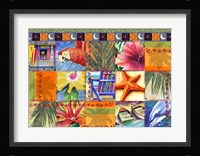 Tropical Quilt Mosaic Fine Art Print