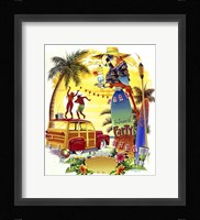 Woodie Beach Party Fine Art Print