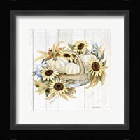 Autumn Elegance IV Gold Framed Print