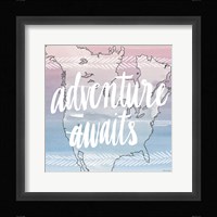 World Traveler Adventure Awaits Fine Art Print