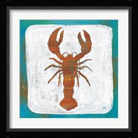 Ahoy II Red Blue Framed Print